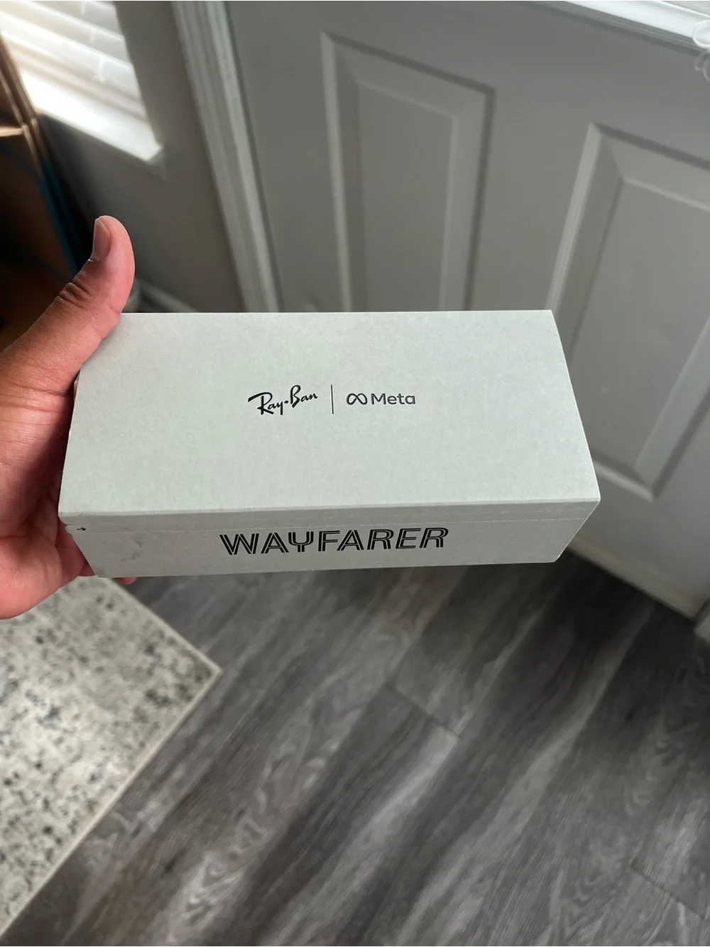 Ray-Ban Meta Wayfarer Shiny Black Frame with G15 Green Lenses